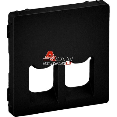 2 x RJ45 apdaila Valena Life Legrand 756422 (juoda) 2 x RJ45 apdaila Valena Life Legrand 756422 (juoda)