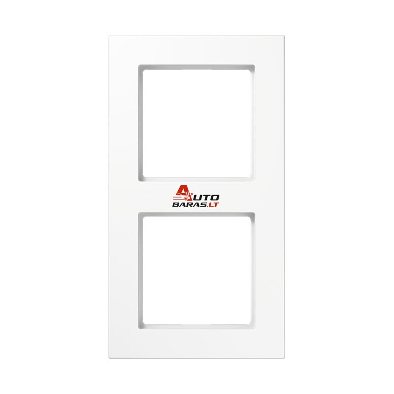 2 slot frame JUNG A5582BFWW (white)