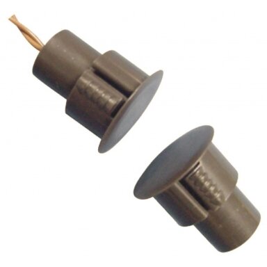 3/4" Įleidžiamas magnetinis kontaktas šarvuotoms durims (rudas)