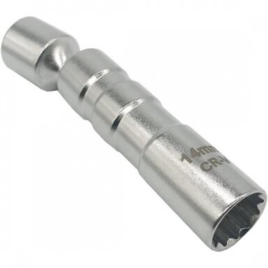 3/8" Universali galvutė žvakei (12-kampė) 3/8" Universali galvutė žvakei (12-kampė)