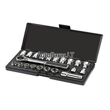 SATA 3/8" Galvučių rinkinys 21vnt. 1