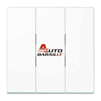 3 kl. apdaila LS990 JUNG LS993BFWW (balta) 3 kl. apdaila LS990 JUNG LS993BFWW (balta)