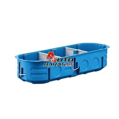 3 vt. dėžutė į gipsą Simet P3x60K (45mm gylio)