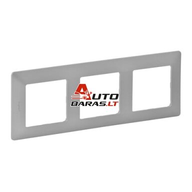 3 vt. rėmelis Valena Life Legrand Life 754133 (aluminio spalva) 3 vt. rėmelis Valena Life Legrand Life 754133 (aluminio spalva)