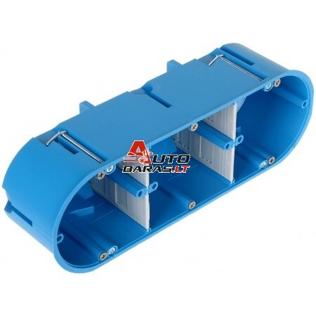3 vt. dėžutė į gipsą Simet P3x60D (63mm gylio)