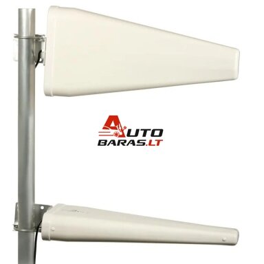 3G/4G/LTE MIMO antenų komplektas (2 vnt., 9.5–10dBi, 5m kabelis)