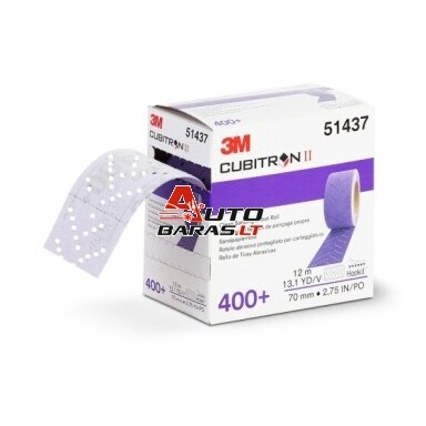 3M Cubitron II Hookit 737U Multihole šlifavimo juosta rulone 70 mm × 12 m 3M Cubitron II Hookit 737U Multihole šlifavimo juosta rulone 70 mm × 12 m