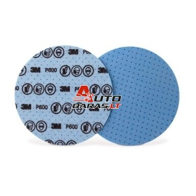 3M Hookit Abrazyviniai diskai minkštu poroloniniu pagrindu 150mm P-1500 3M Hookit Abrazyviniai diskai minkštu poroloniniu pagrindu 150mm P-1500