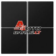 4 gang cover set JUNG LS404TSASWM (black)