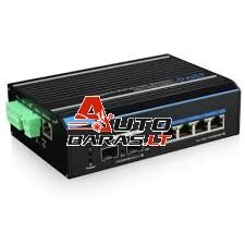 4 prievadų, 4 PoE pramoninis komutatorius UTEPO UTP7304GE-POE