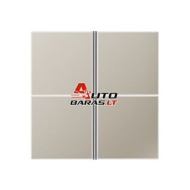 4 gang cover set JUNG ES2404TSA (stainless steel)