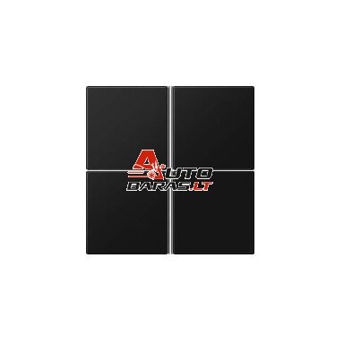 4 gang cover set JUNG LS404TSASWM (black)