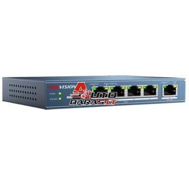 4 prievadų, 4 PoE komutatorius Hikvision DS-3E0105P-E 4 prievadų, 4 PoE komutatorius Hikvision DS-3E0105P-E