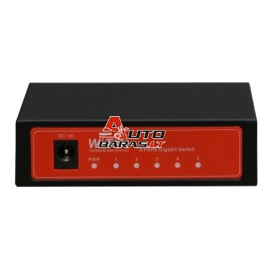 5 prievadų komutatorius Wi-Tek WI-SG105 5 prievadų komutatorius Wi-Tek WI-SG105