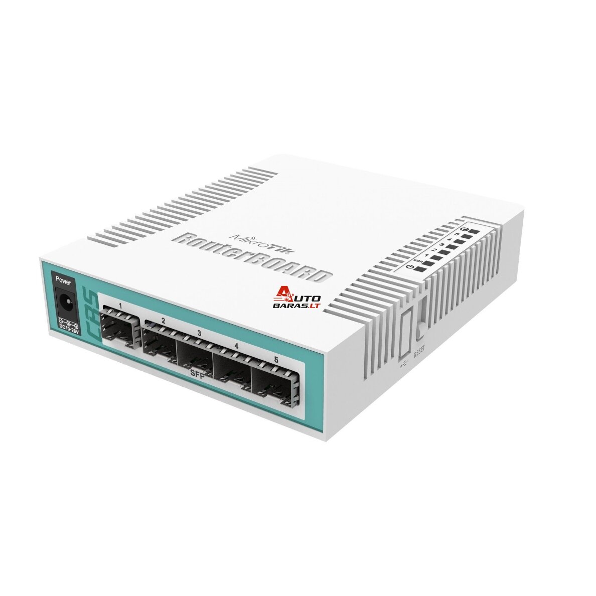 6 prievadų komutatorius Mikrotik CRS106-1-5S