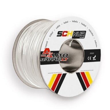 6 gyslų apsauginis kabelis 100m SCHNUR (lūdytas) 6 gyslų apsauginis kabelis 100m SCHNUR (lūdytas)