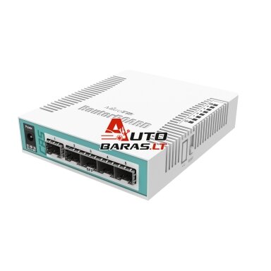 6 prievadų komutatorius Mikrotik CRS106-1-5S 6 prievadų komutatorius Mikrotik CRS106-1-5S