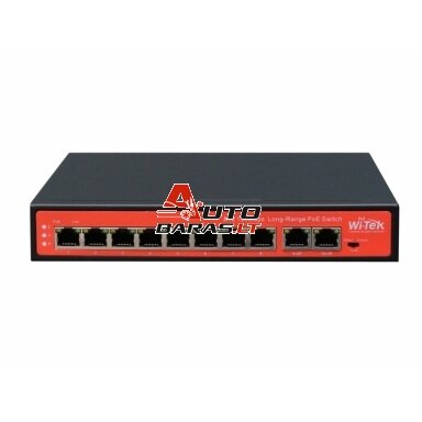 8 prievadų, 8 PoE komutatorius Wi-Tek Wi-PS210