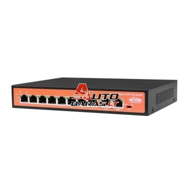 8 prievadų, 8 PoE komutatorius Wi-Tek WI-PS510V