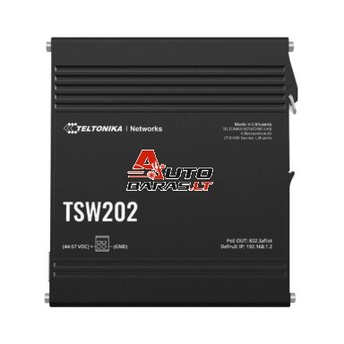 8 prievadų pramoninis komutatorius TELTONIKA TSW202000000 (PoE) 8 prievadų pramoninis komutatorius TELTONIKA TSW202000000 (PoE)