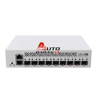 9 prievadų komutatorius MikroTik CRS310-1G-5S-4S+IN (1xLAN, 5xSFP, 4xSFP+) 9 prievadų komutatorius MikroTik CRS310-1G-5S-4S+IN (1xLAN, 5xSFP, 4xSFP+)