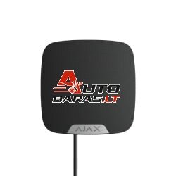 Adresinė vidaus sirena Ajax HomeSiren Fibra (juoda, 81–105 dB)