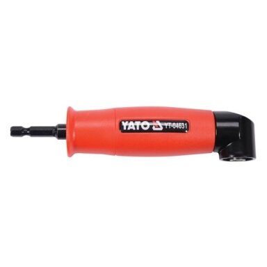 YATO Adapteris kampinis 1/4"(6.3mm) antgalių laikikliams