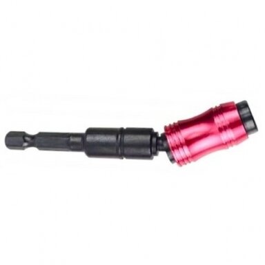 Adapteris suktuvui šarnyrinis su magnetu 1/4'' 90mm Adapteris suktuvui šarnyrinis su magnetu 1/4'' 90mm