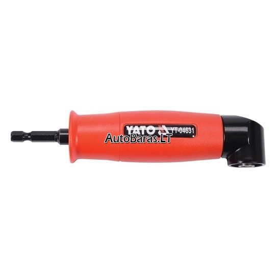 YATO Adapteris kampinis 1/4"(6.3mm) antgalių laikikliams