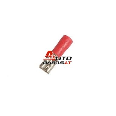AFH-1.5/6.3 izoliuotas kištukinis lizdas (1.5mm², raudonas) AFH-1.5/6.3 izoliuotas kištukinis lizdas (1.5mm², raudonas)
