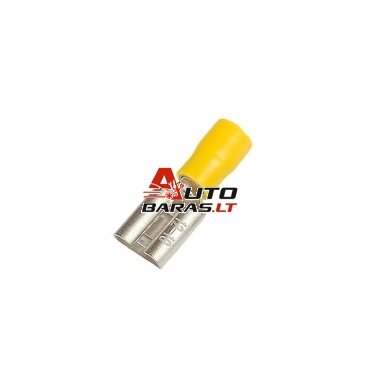 AFH-6/9.5 izoliuotas kištukinis lizdas (6mm², geltonas) AFH-6/9.5 izoliuotas kištukinis lizdas (6mm², geltonas)