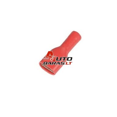 AFH/A-1.5 pilnai izoliuotas kištukinis lizdas (1.5mm², raudonas) AFH/A-1.5 pilnai izoliuotas kištukinis lizdas (1.5mm², raudonas)