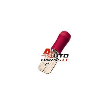 AFM-1.5 izoliuotas kištukas (1.5mm², raudonas)