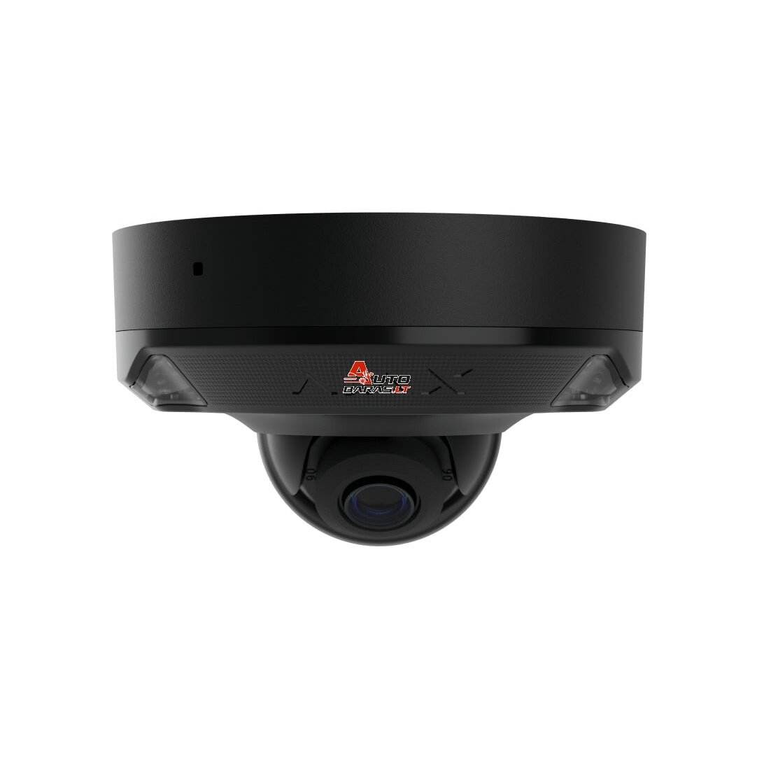 Ajax DomeCam Mini HL (juoda, 8 MP, F2.8, 15 m IR, True WDR, IP65)