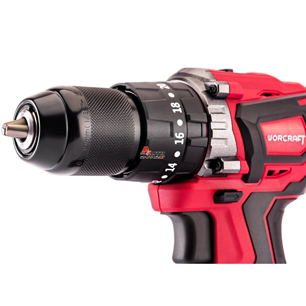 WORCRAFT Akumuliatorinio suktuvo-gręžtuvo ir smūginio suktuvo rinkinys 20V LI-ION (XCUBE dėžė) 6