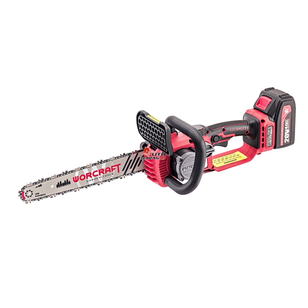WORCRAFT Akumuliatorinis grandininis pjūklas 20V LI-ION 2