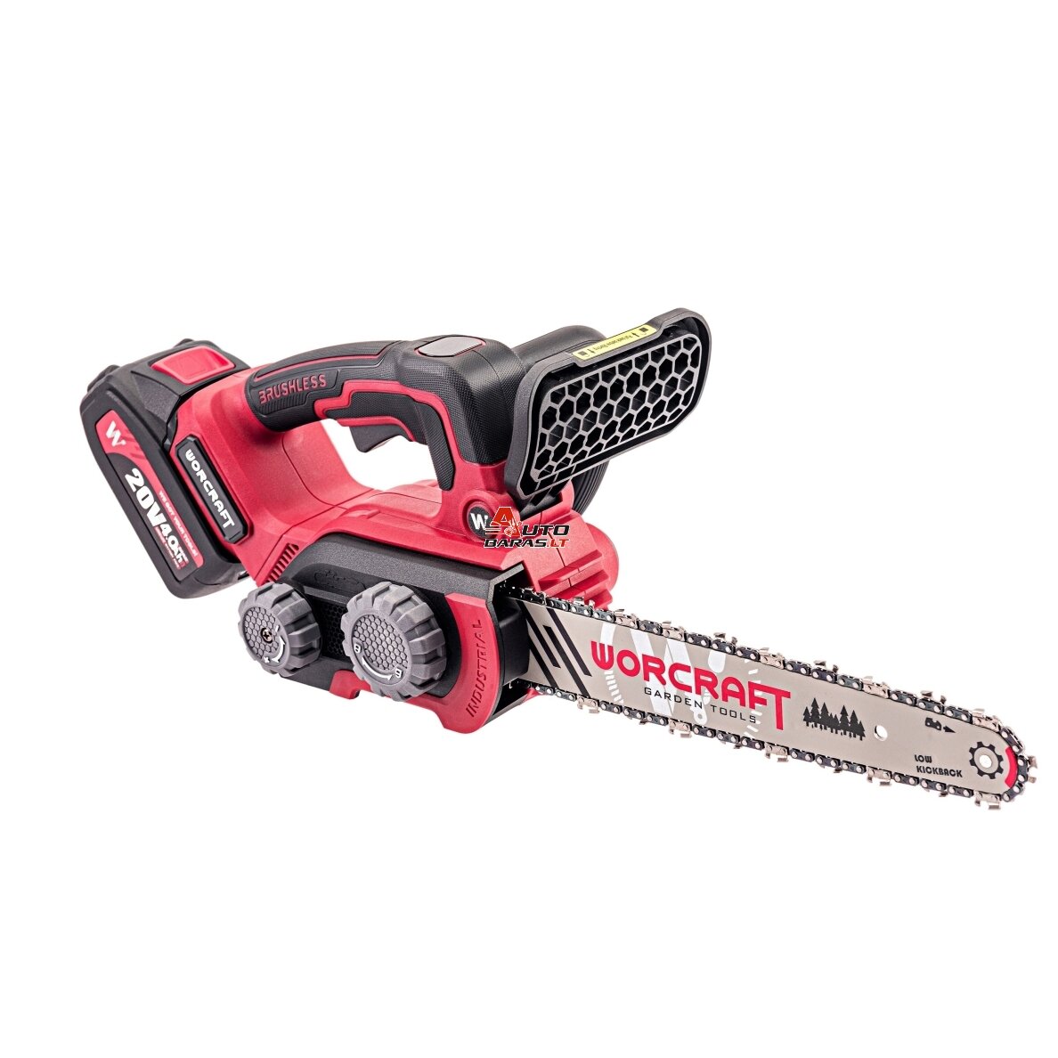 WORCRAFT Akumuliatorinis grandininis pjūklas 20V LI-ION 8