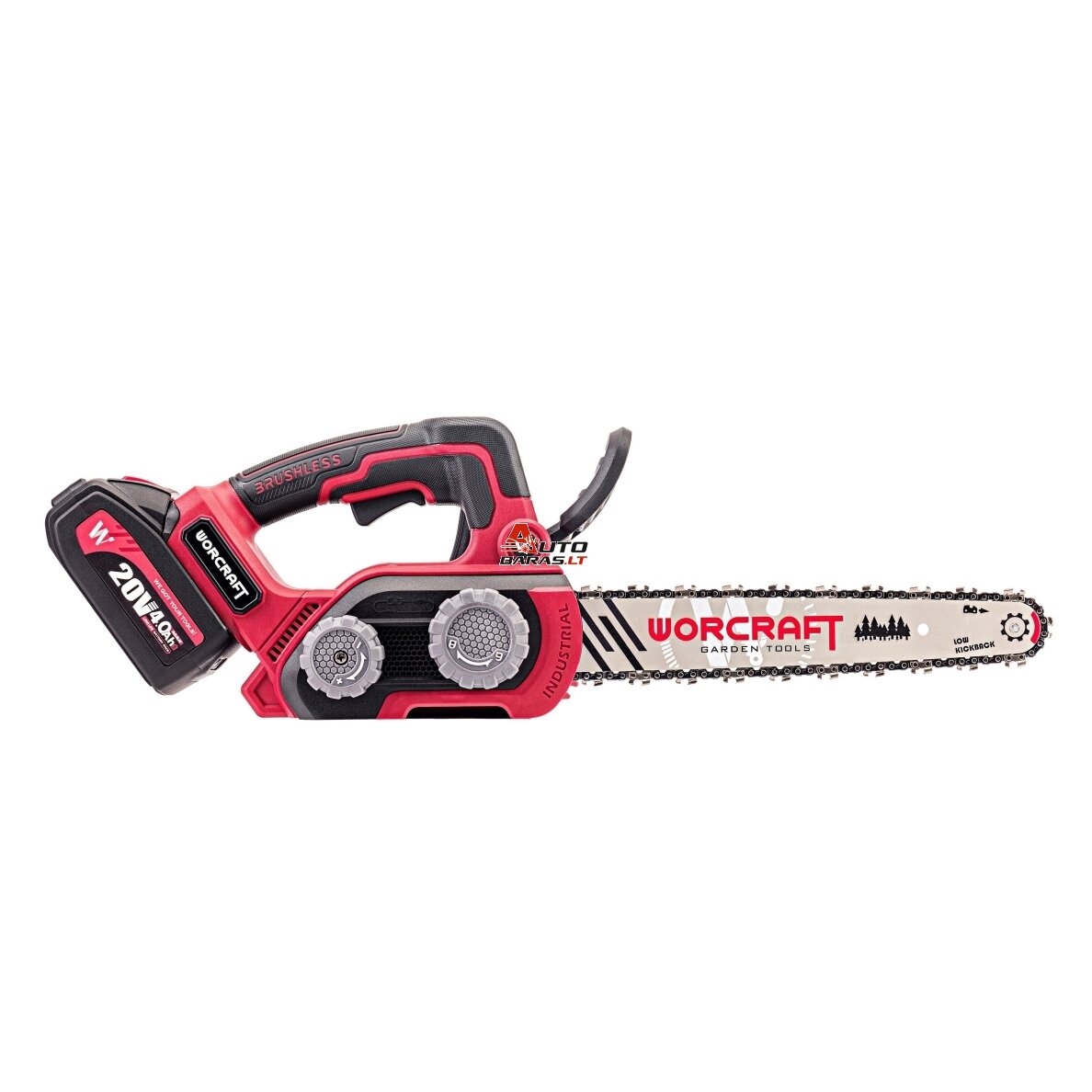 WORCRAFT Akumuliatorinis grandininis pjūklas 20V LI-ION 6