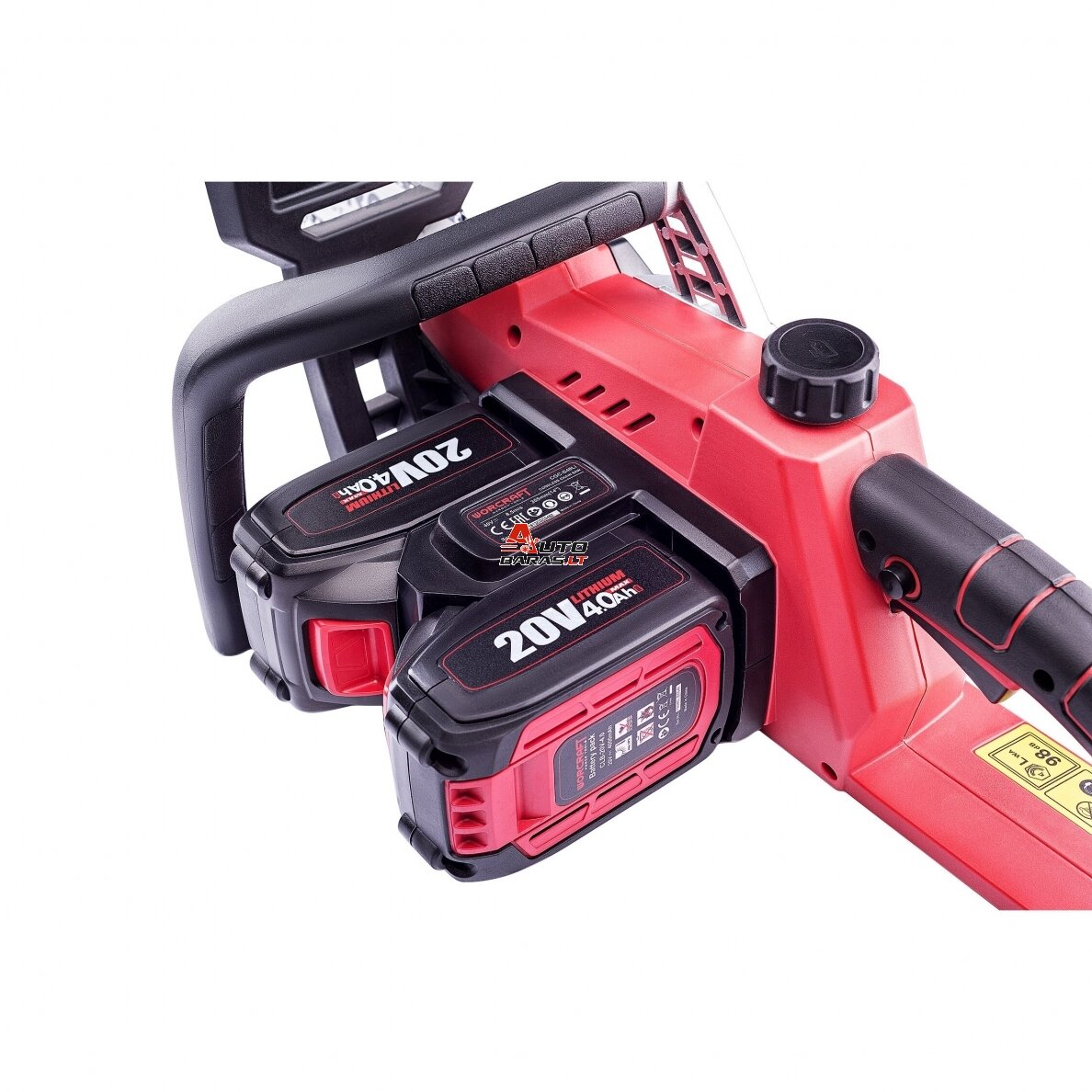 WORCRAFT Akumuliatorinis grandininis pjūklas 40V (20V+20V) LI-ION 6