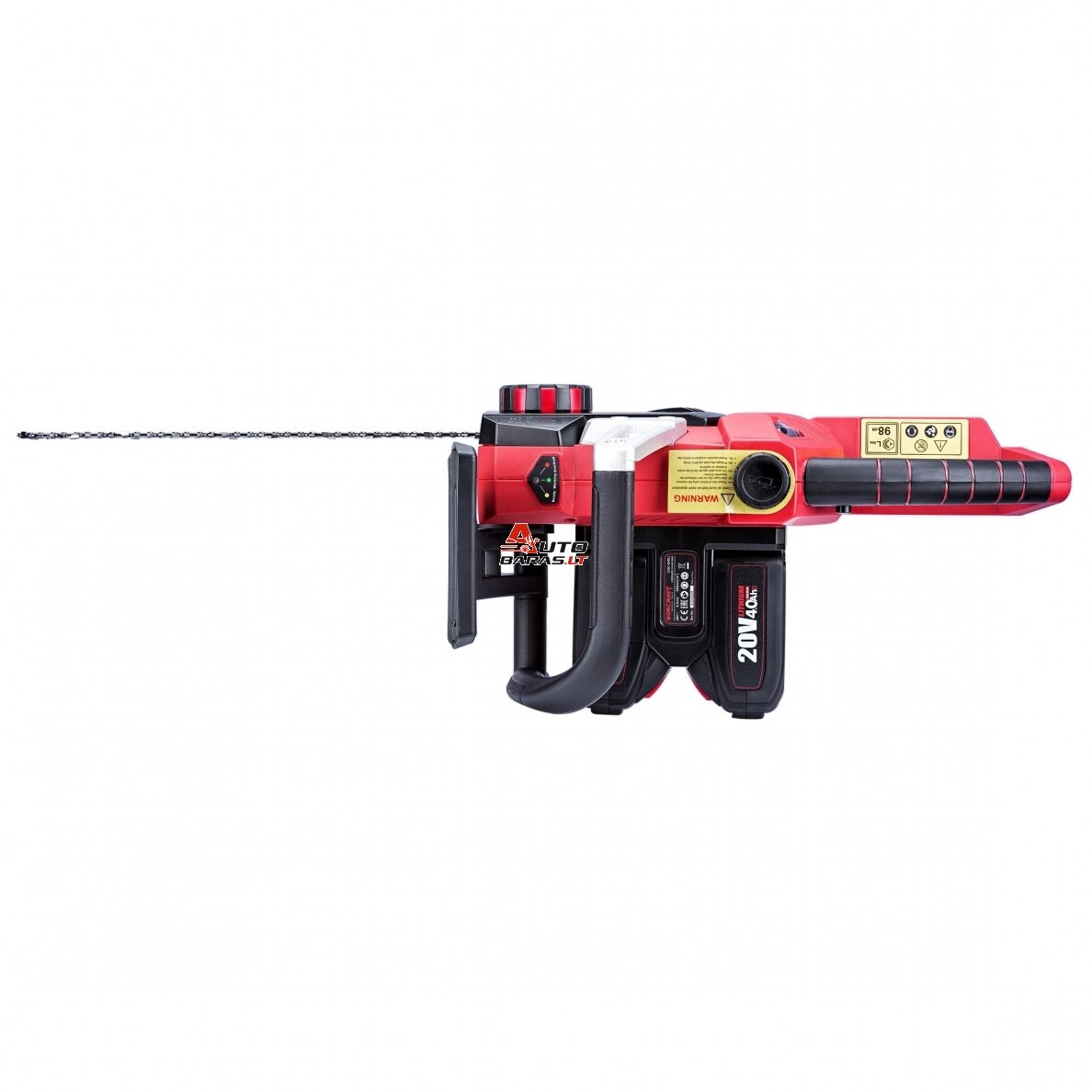 WORCRAFT Akumuliatorinis grandininis pjūklas 40V (20V+20V) LI-ION 2