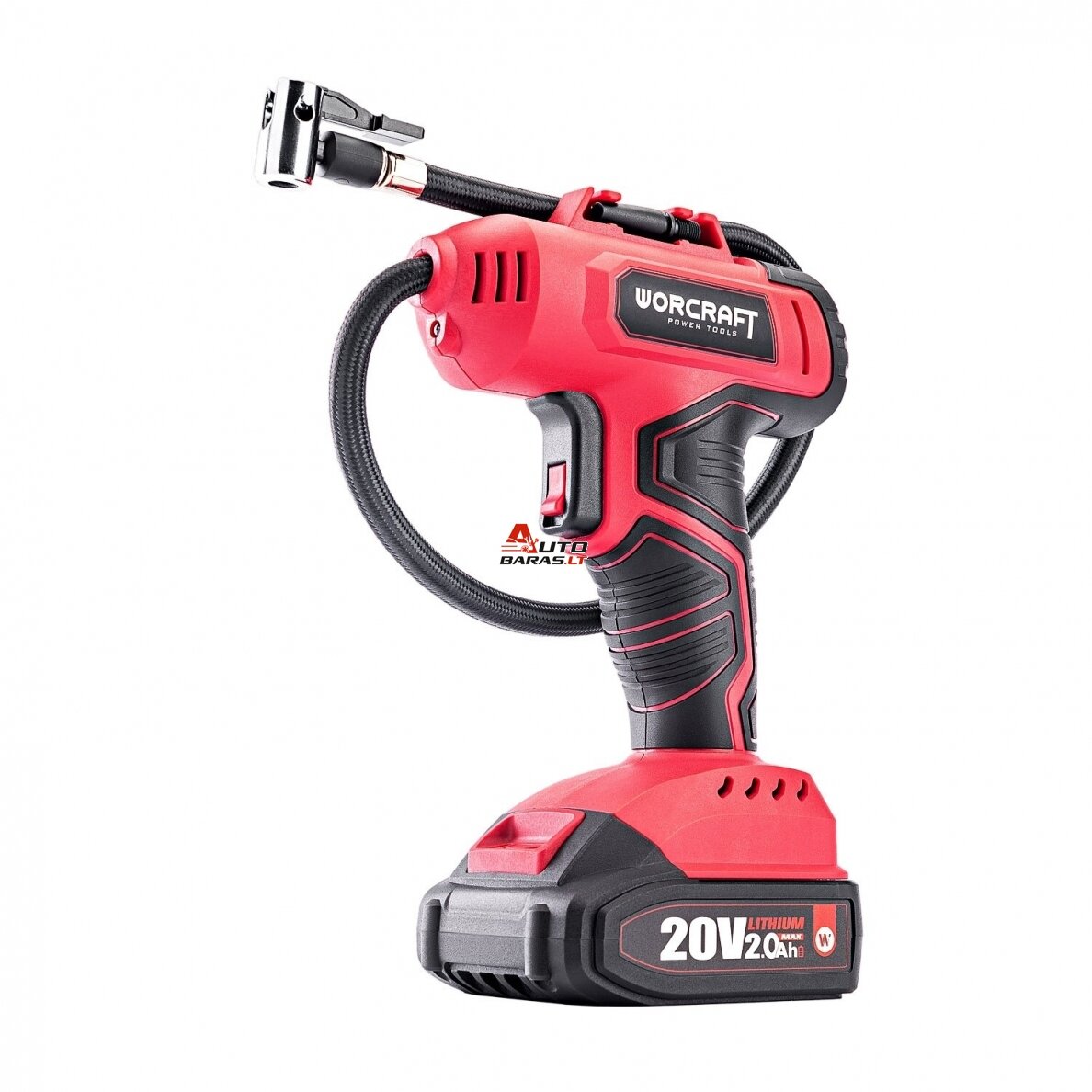 WORCRAFT Akumuliatorinis kompresorius 20V LI-ION 1