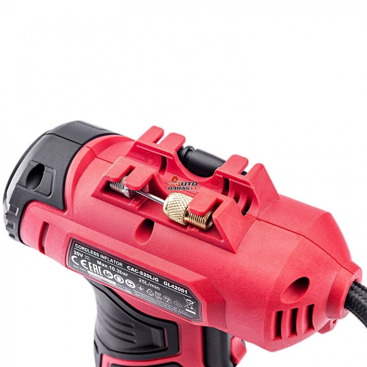 WORCRAFT Akumuliatorinis kompresorius 20V LI-ION 10