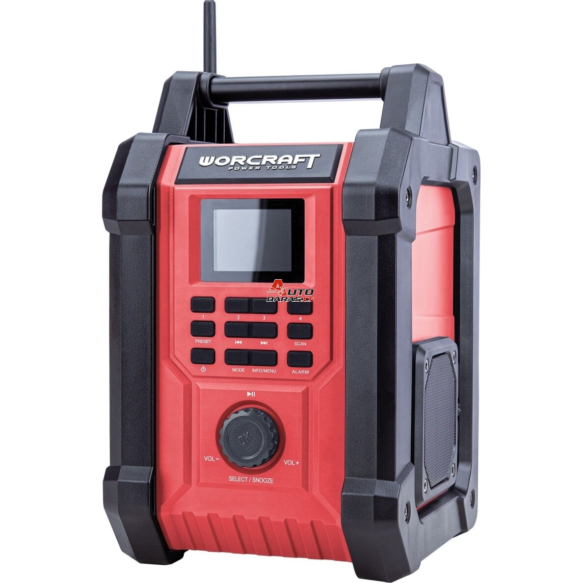 Akumuliatorinis radijas su BT WORCRAFT 20V LI-ION 1