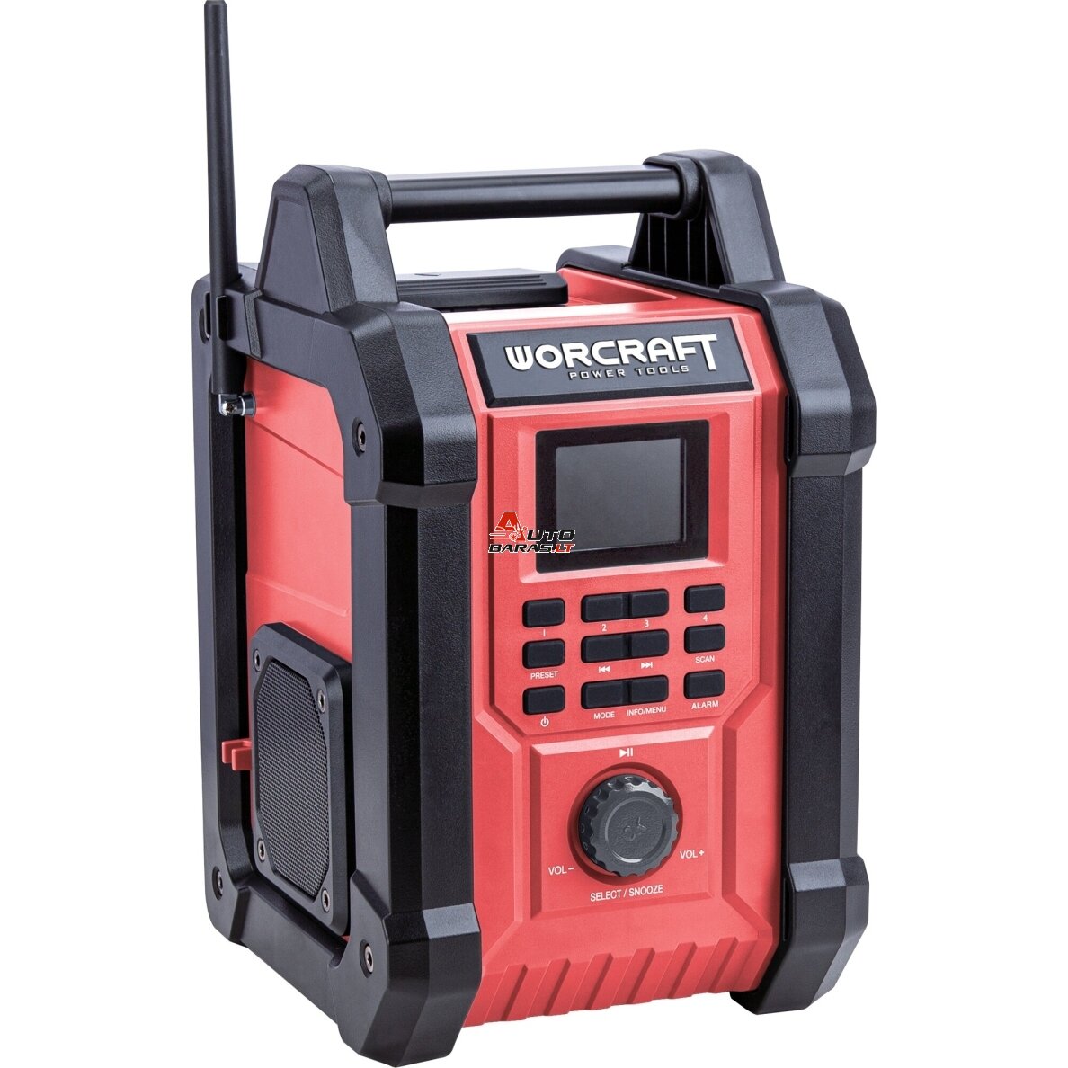 Akumuliatorinis radijas su BT WORCRAFT 20V LI-ION