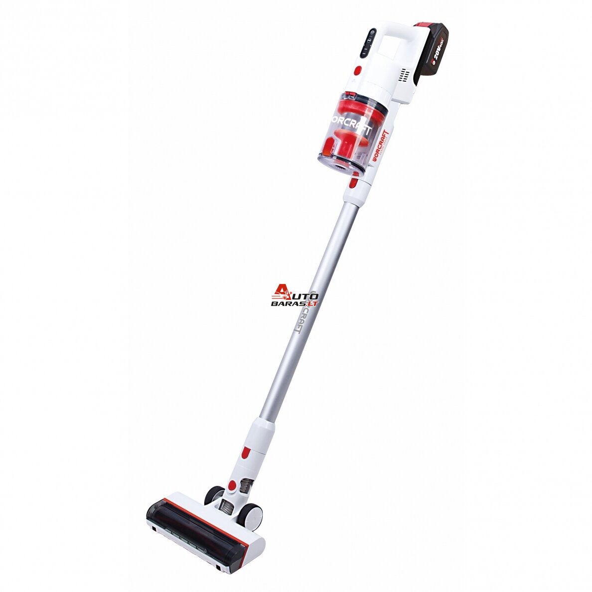 WORCRAFT Akumuliatorinis siurblys šluota 20V LI-ION