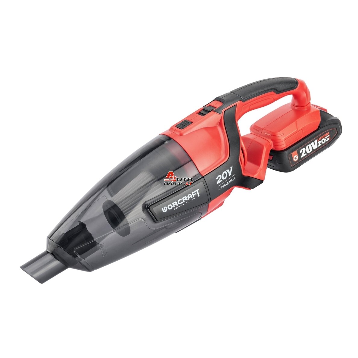Akumuliatorinis siurblys WORCRAFT 20V LI-ION 2