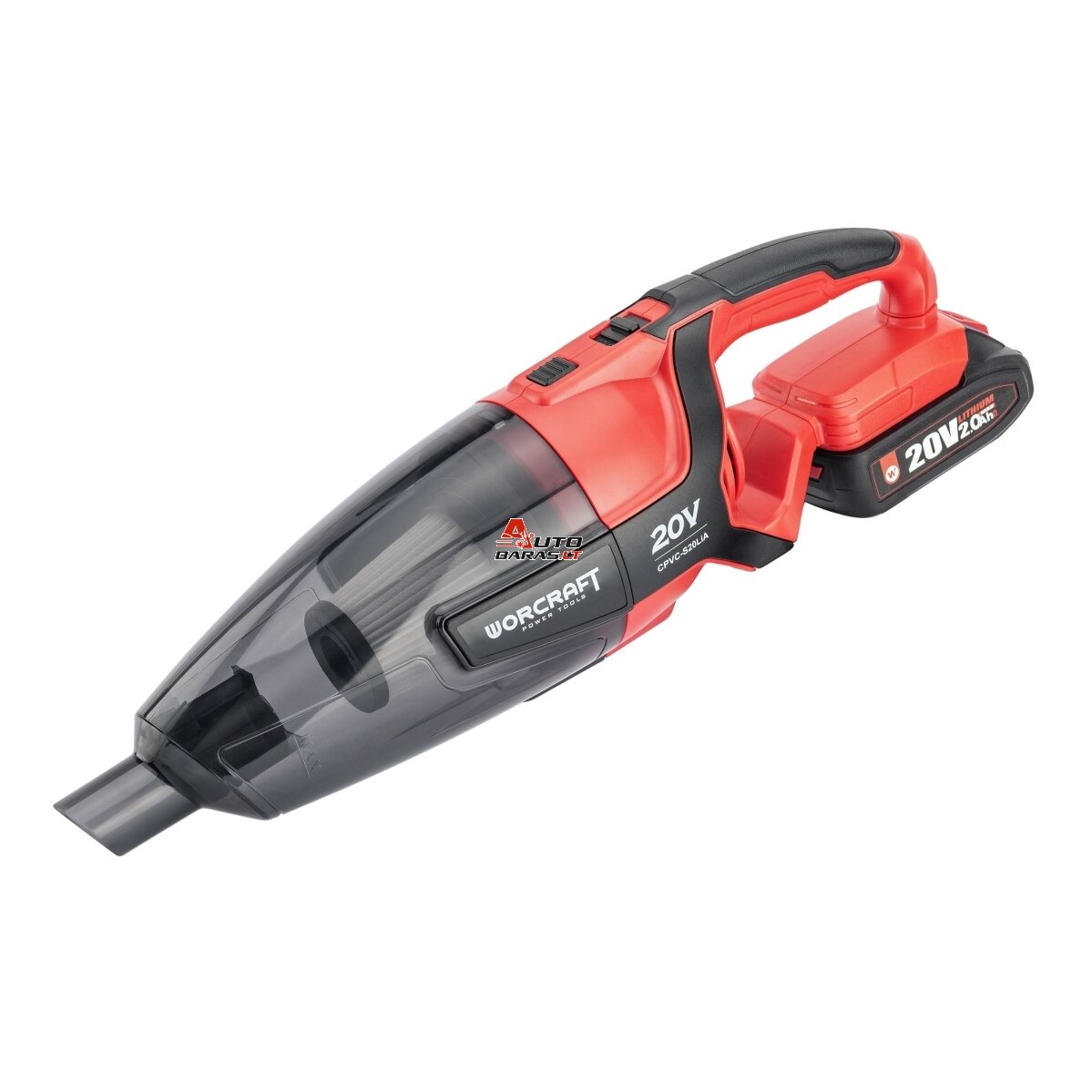 Akumuliatorinis siurblys WORCRAFT 20V LI-ION (Be akumuliatoriaus ir kroviklio) 4