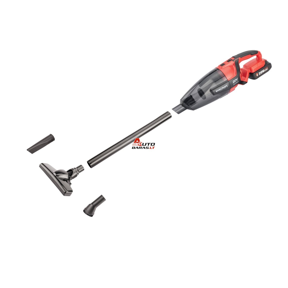 Akumuliatorinis siurblys WORCRAFT 20V LI-ION (Be akumuliatoriaus ir kroviklio) 1