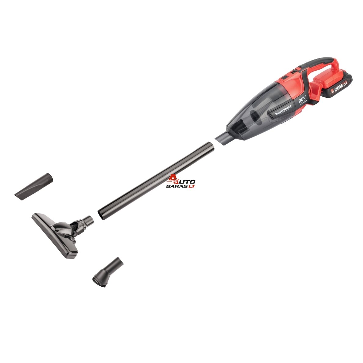 Akumuliatorinis siurblys WORCRAFT 20V LI-ION 1