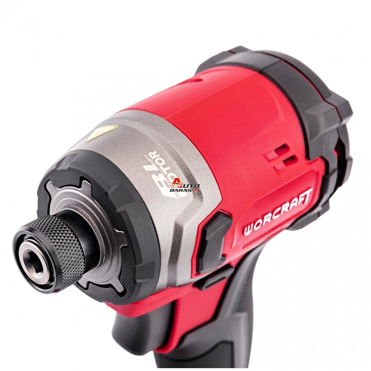 WORCRAFT Akumuliatorinis smūginis suktuvas 1/4'' HEX 20V LI-ION (plastikinė dėžė) 4